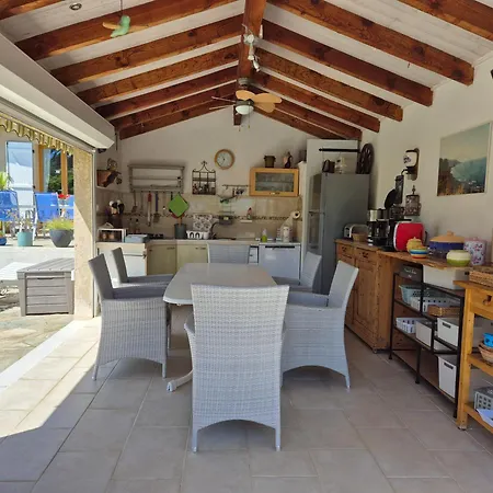 Villa Mit Grosser Sommerküche Und Pool, 8 Minuten Zum Sandstrand Cap Sud L'Arena